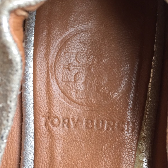 Tory Burch Silver Reva Espadrilles Size 7 READ - Picture 8 of 8